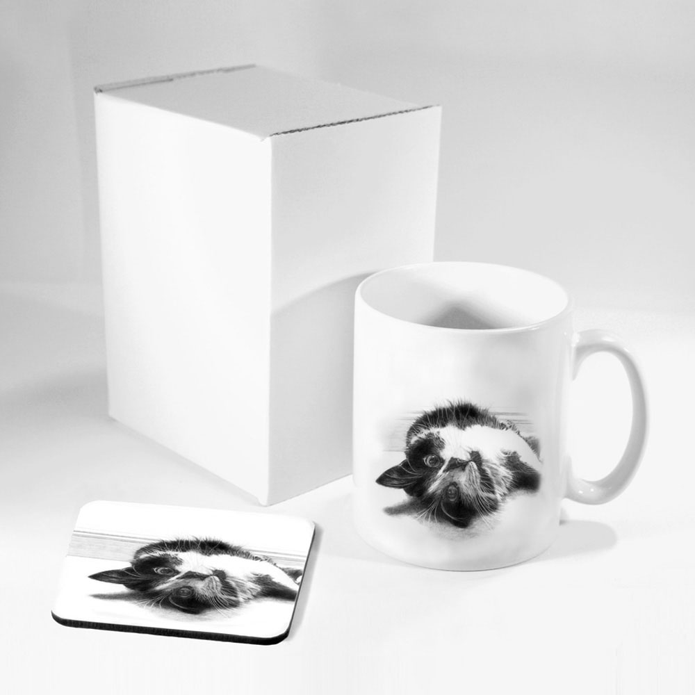 Cat Mug & Coaster