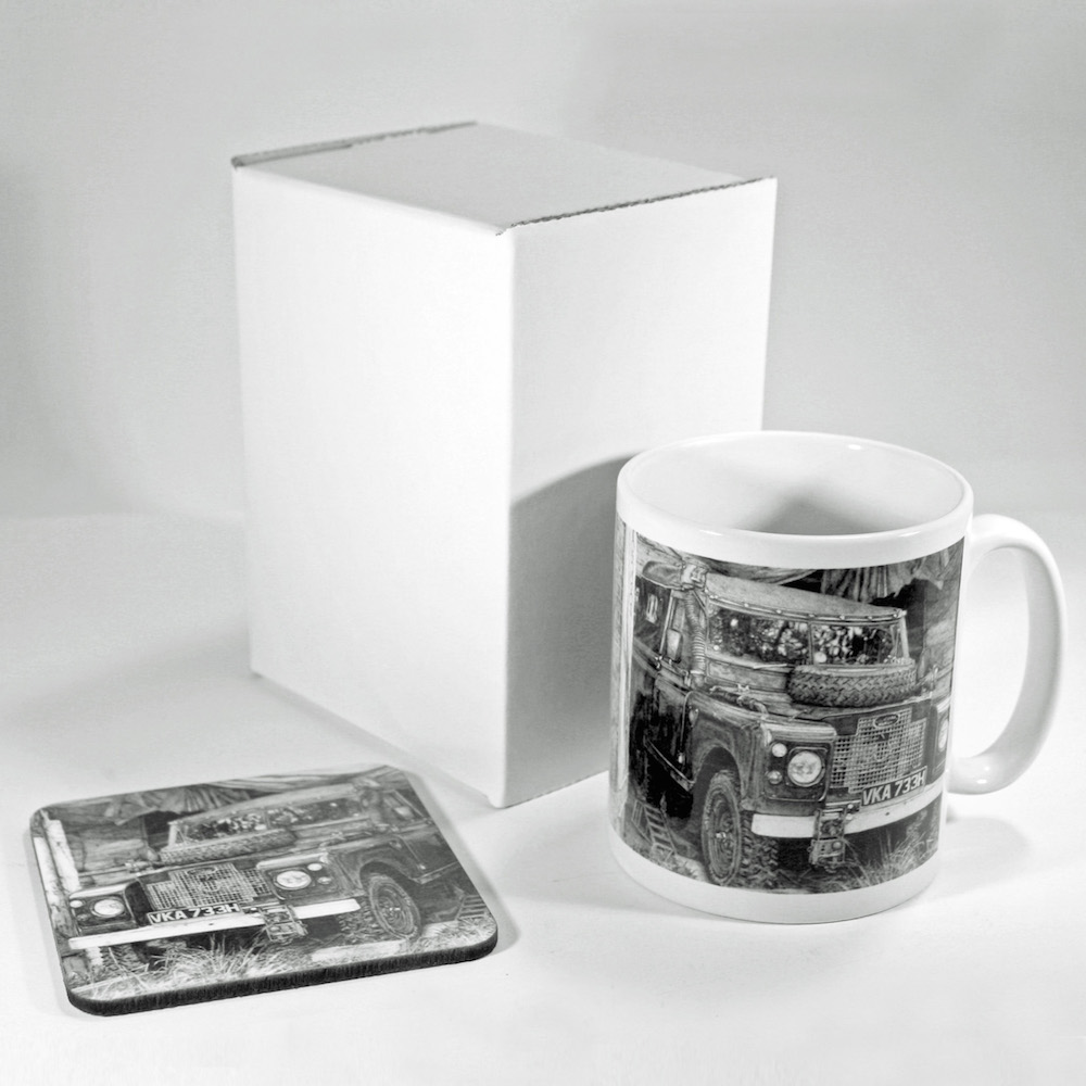 Land Rover Mug & Coaster